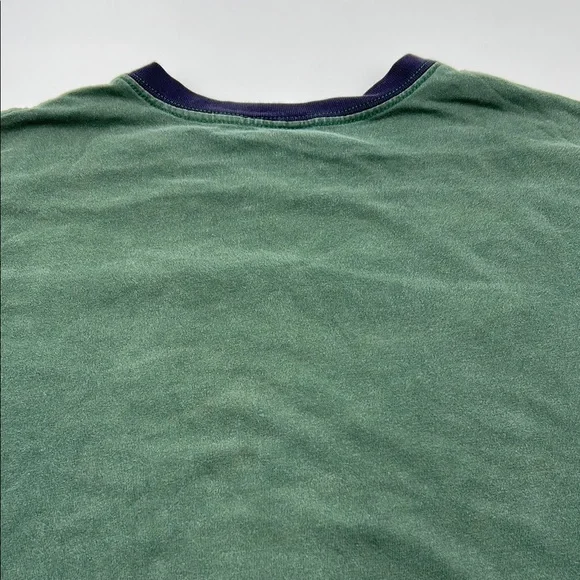 Vintage Polo Ralph Laurem Men's T Shirt XL Green Cotton Made In USA Short Sleeve - Picture 15 of 15